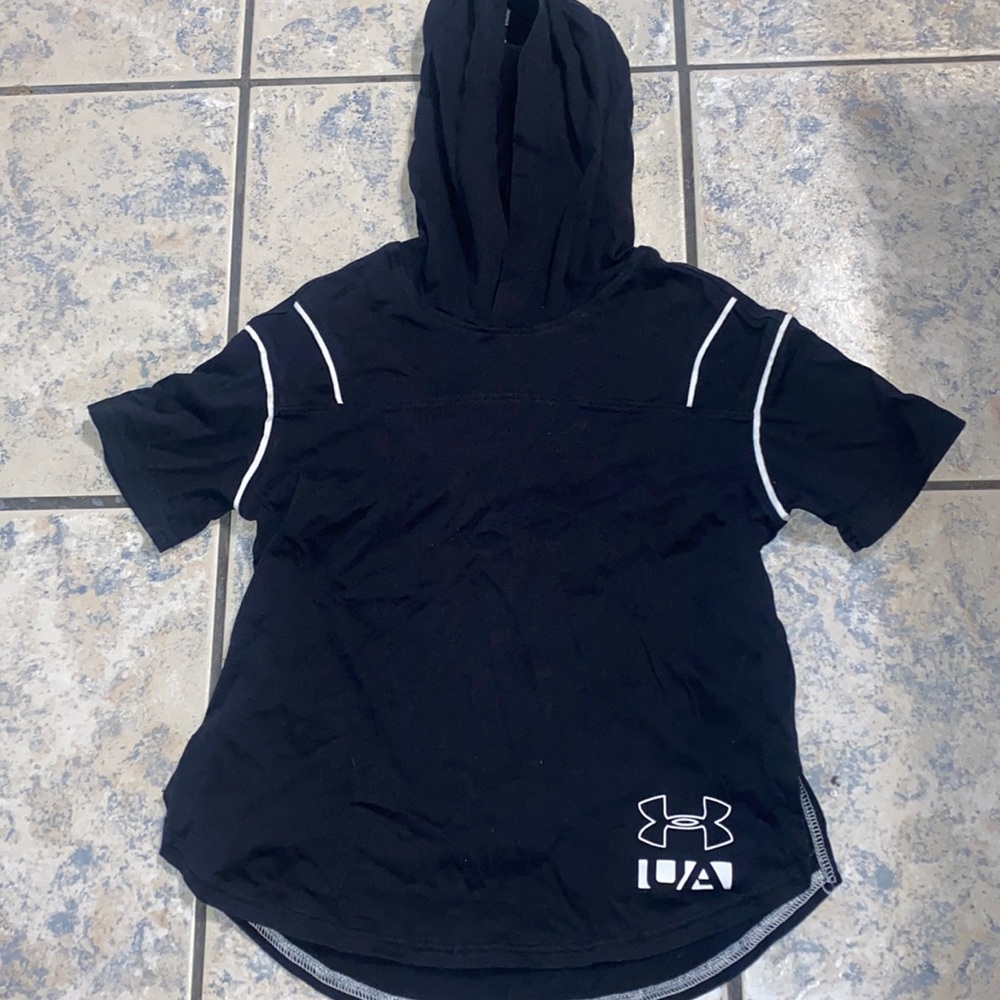 under armour kids shirt with hoodie